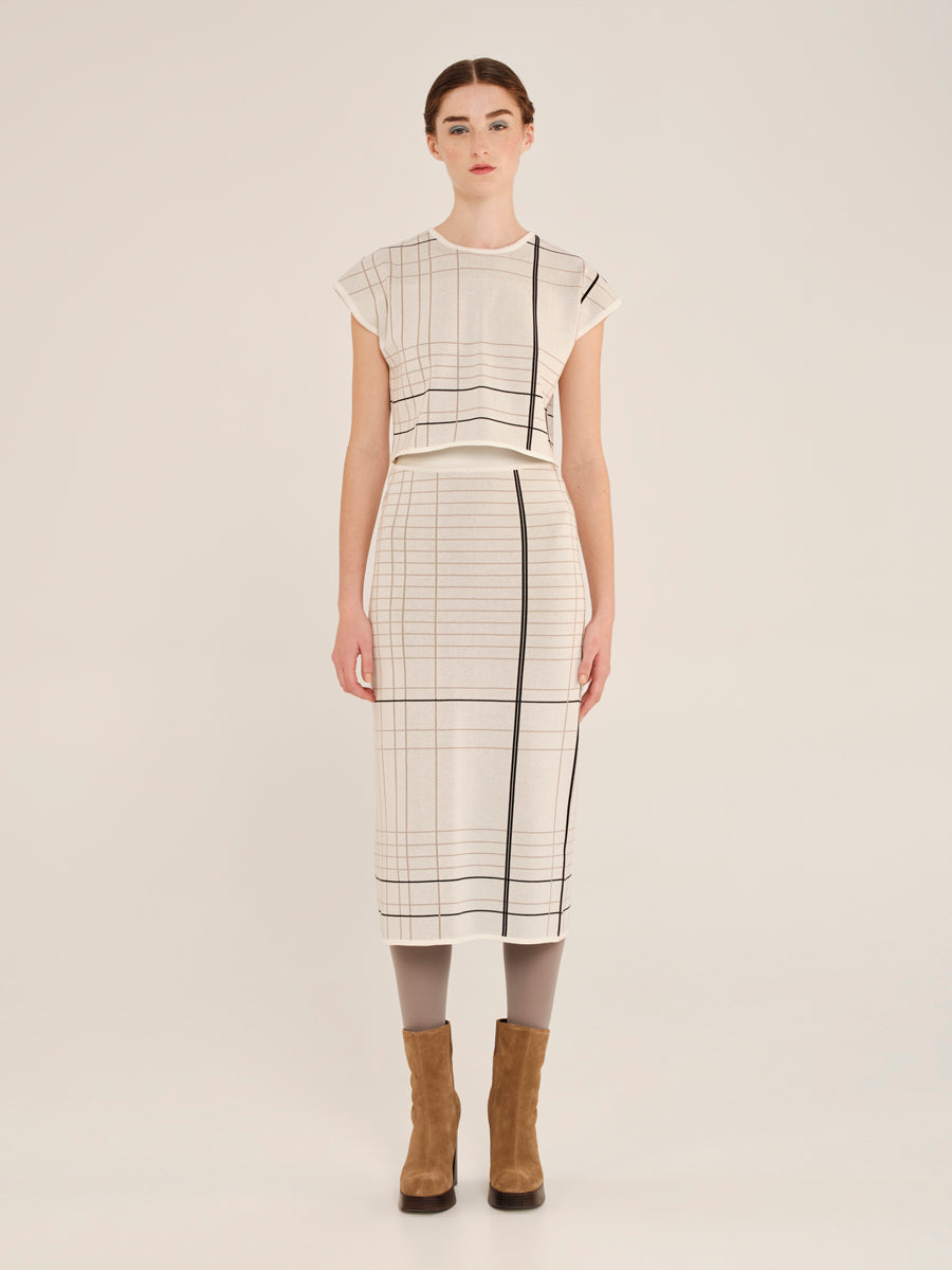 Inner Armour Jacquard Knit Crop Top