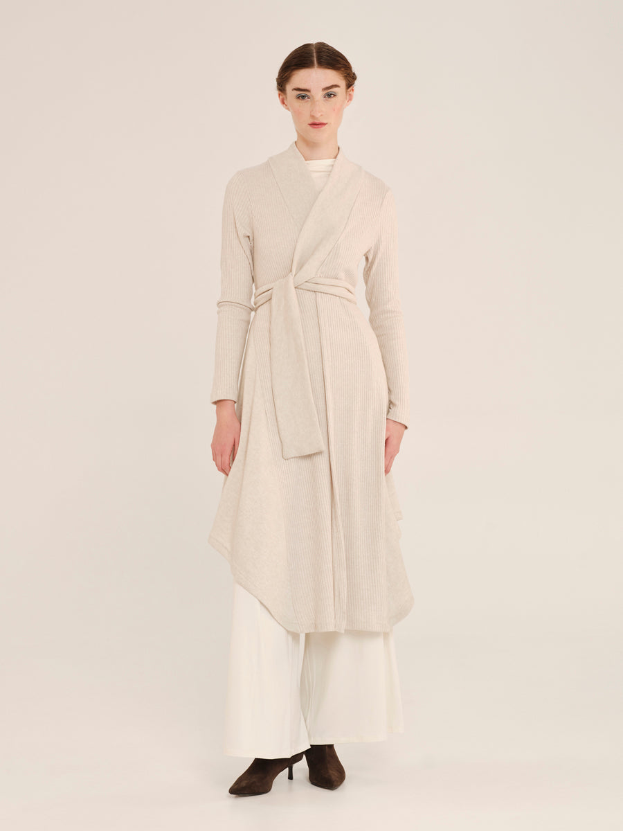 Softwear Asymmetric Long Cardigan