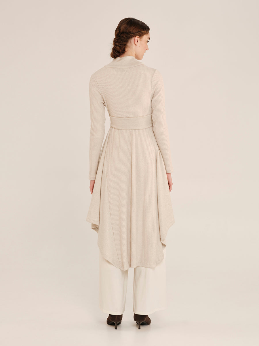 Softwear Asymmetric Long Cardigan