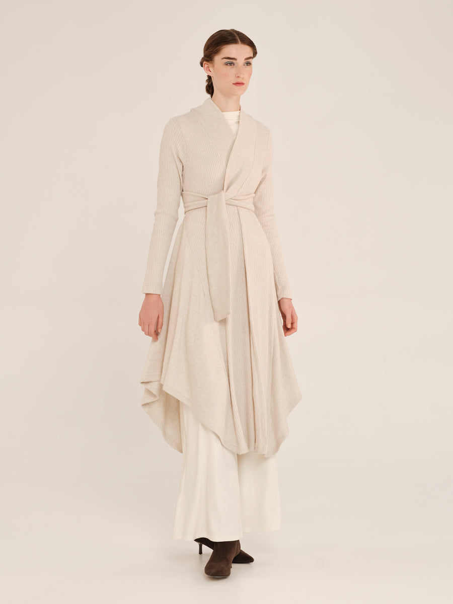 Softwear Asymmetric Long Cardigan