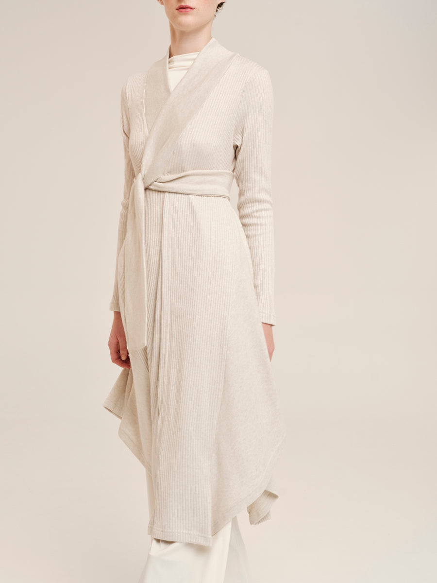 Softwear Asymmetric Long Cardigan