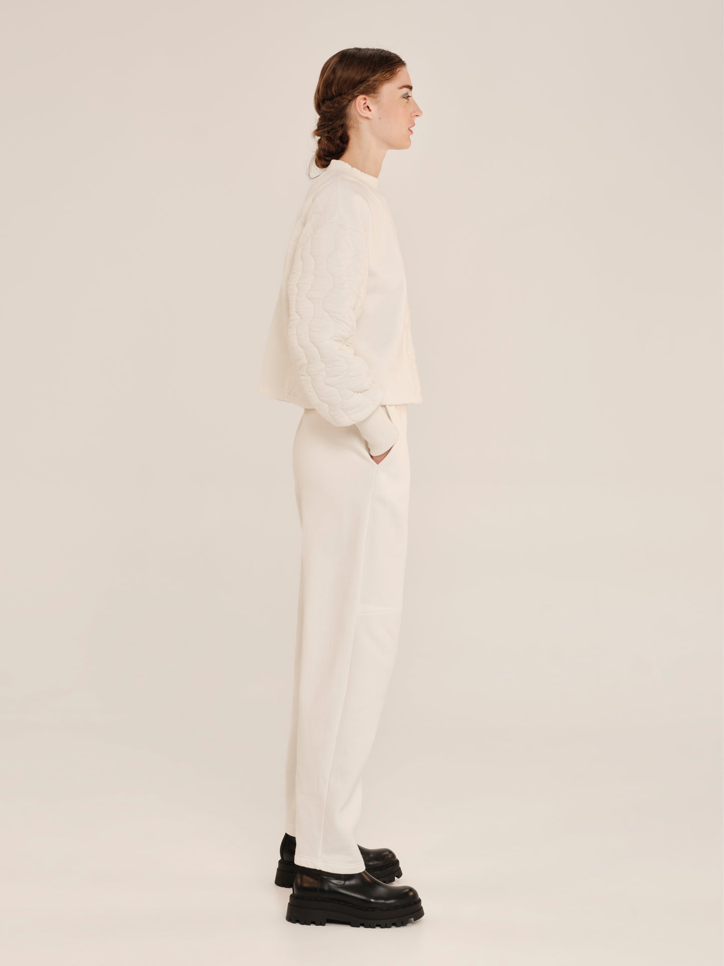 Soft Panoply Trousers With V-shape Waist Band