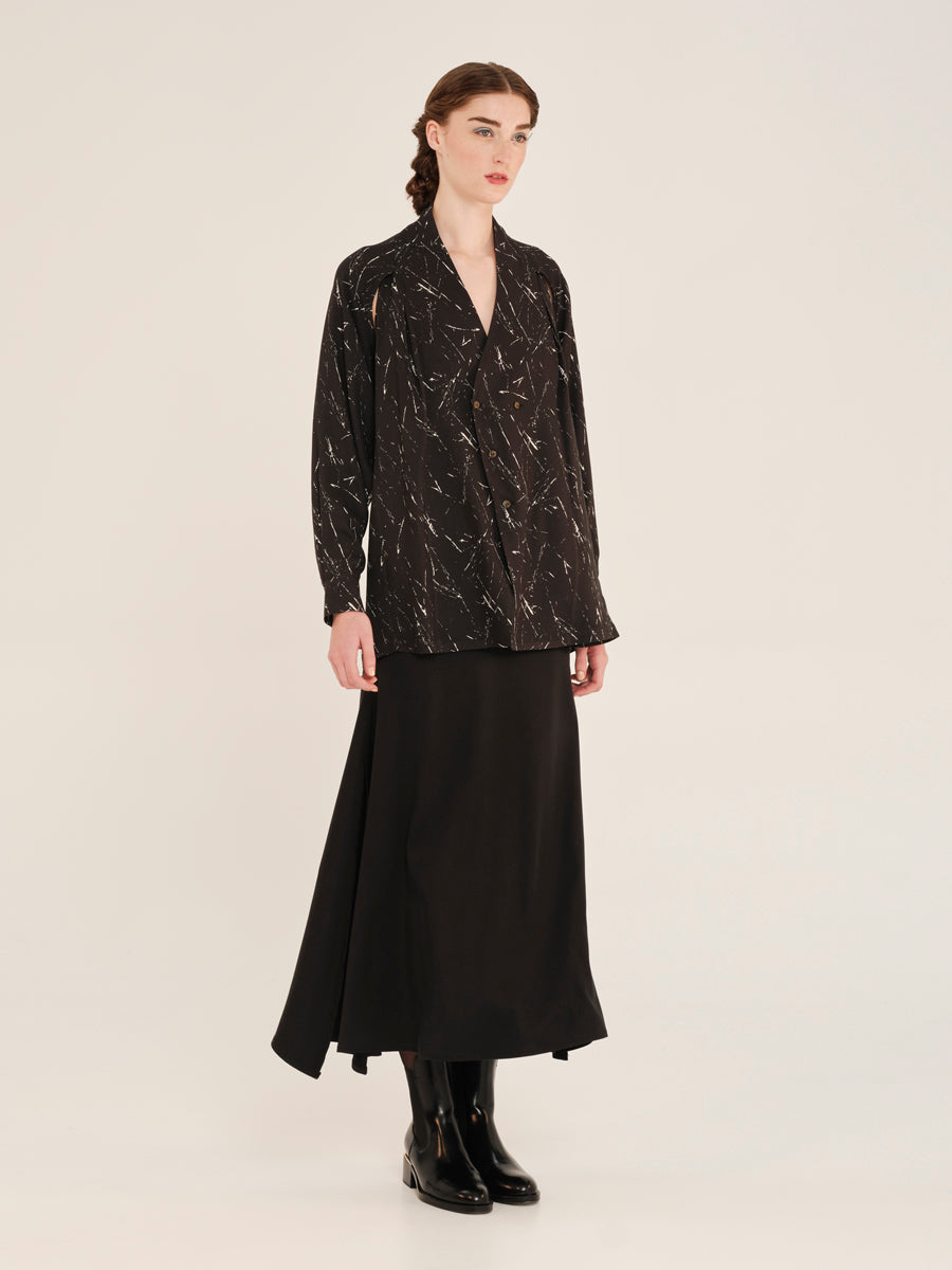 Expressivity Shirt With Open Back