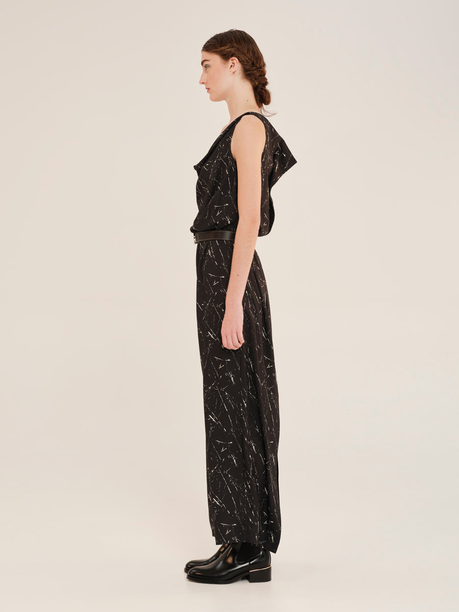 Expressivity Draped Maxi Dress