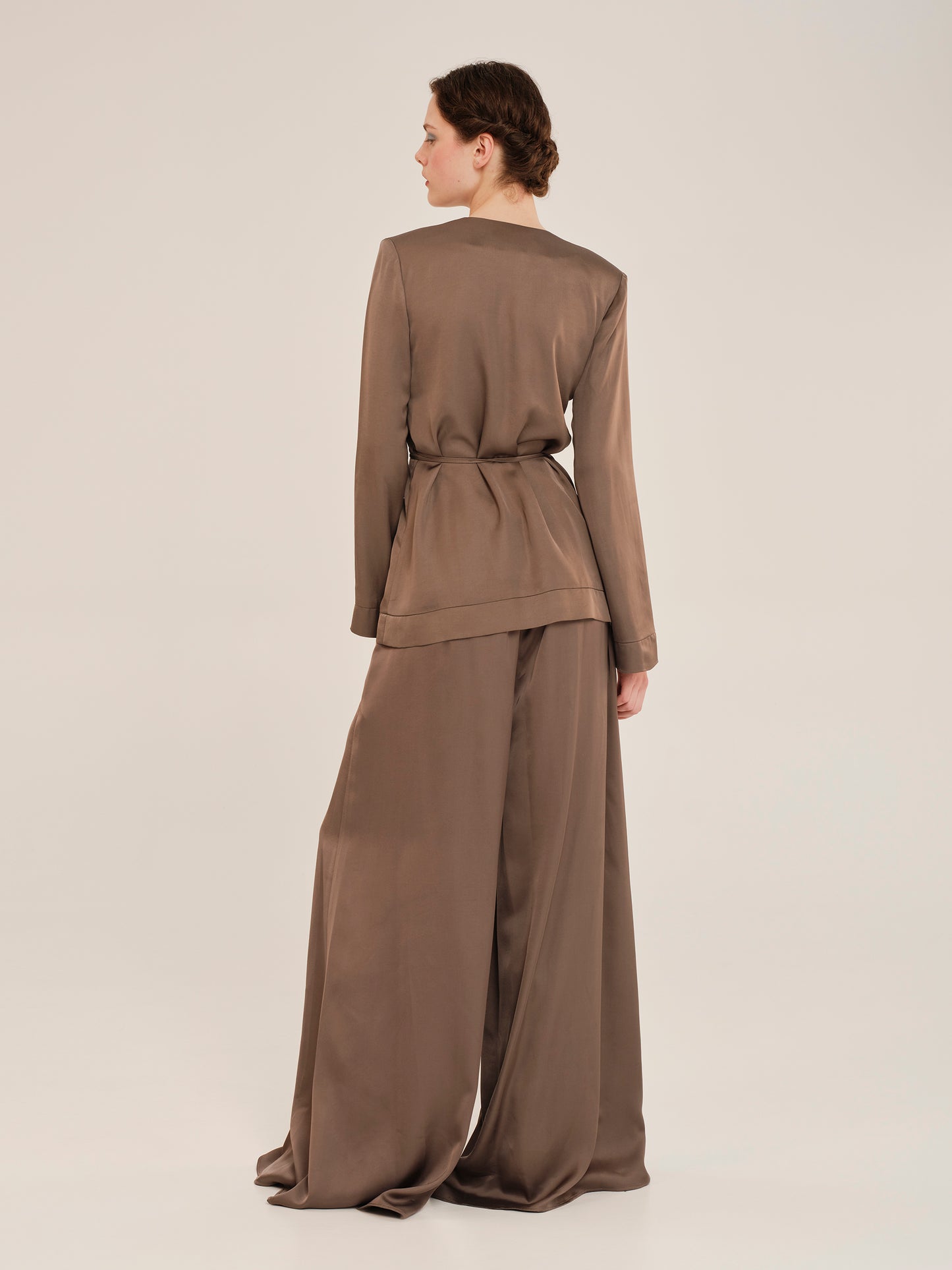 Sleekness Longsleeve Croise Blouse