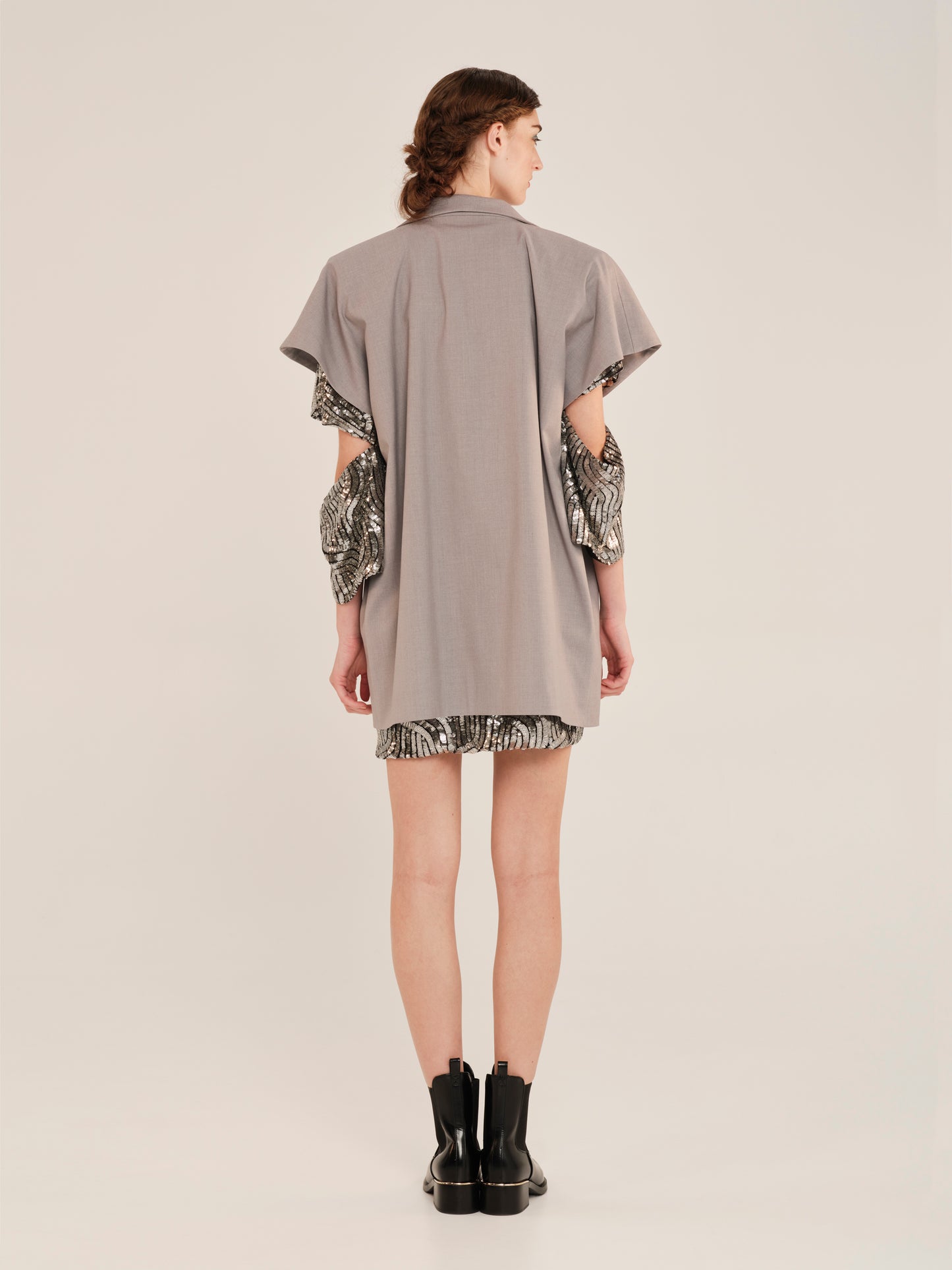 Sartoreality Sleevless Oversized Blazer