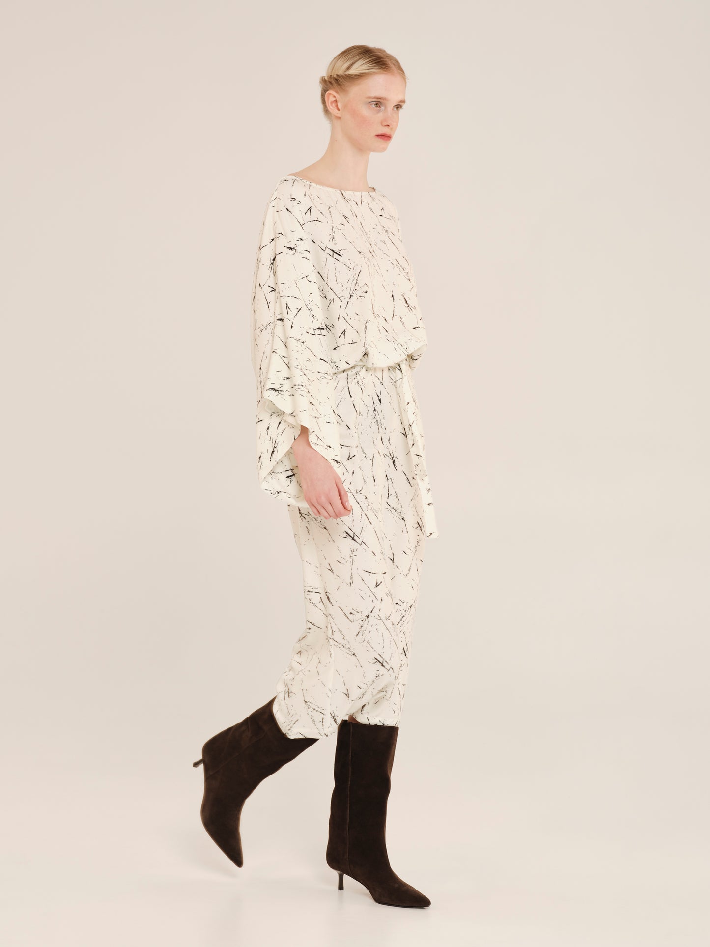 Expressivity Long Dress With Waist Tie