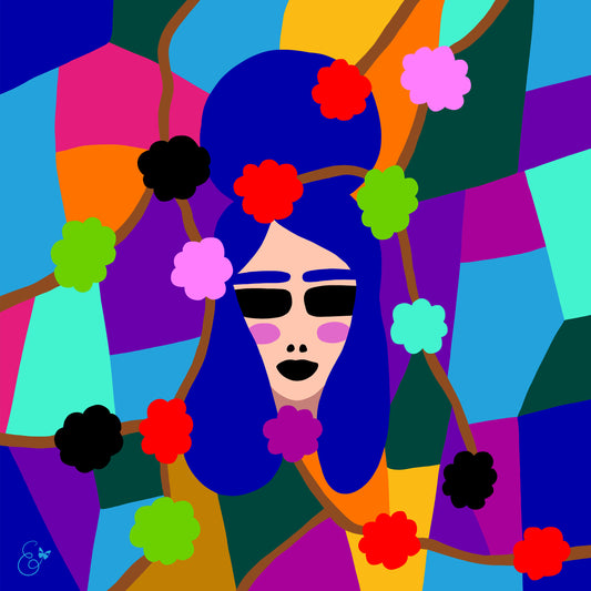 Lake Nymph silk scarf