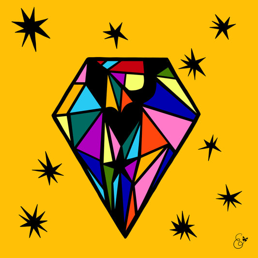 Enchanted Diamond silk scarf