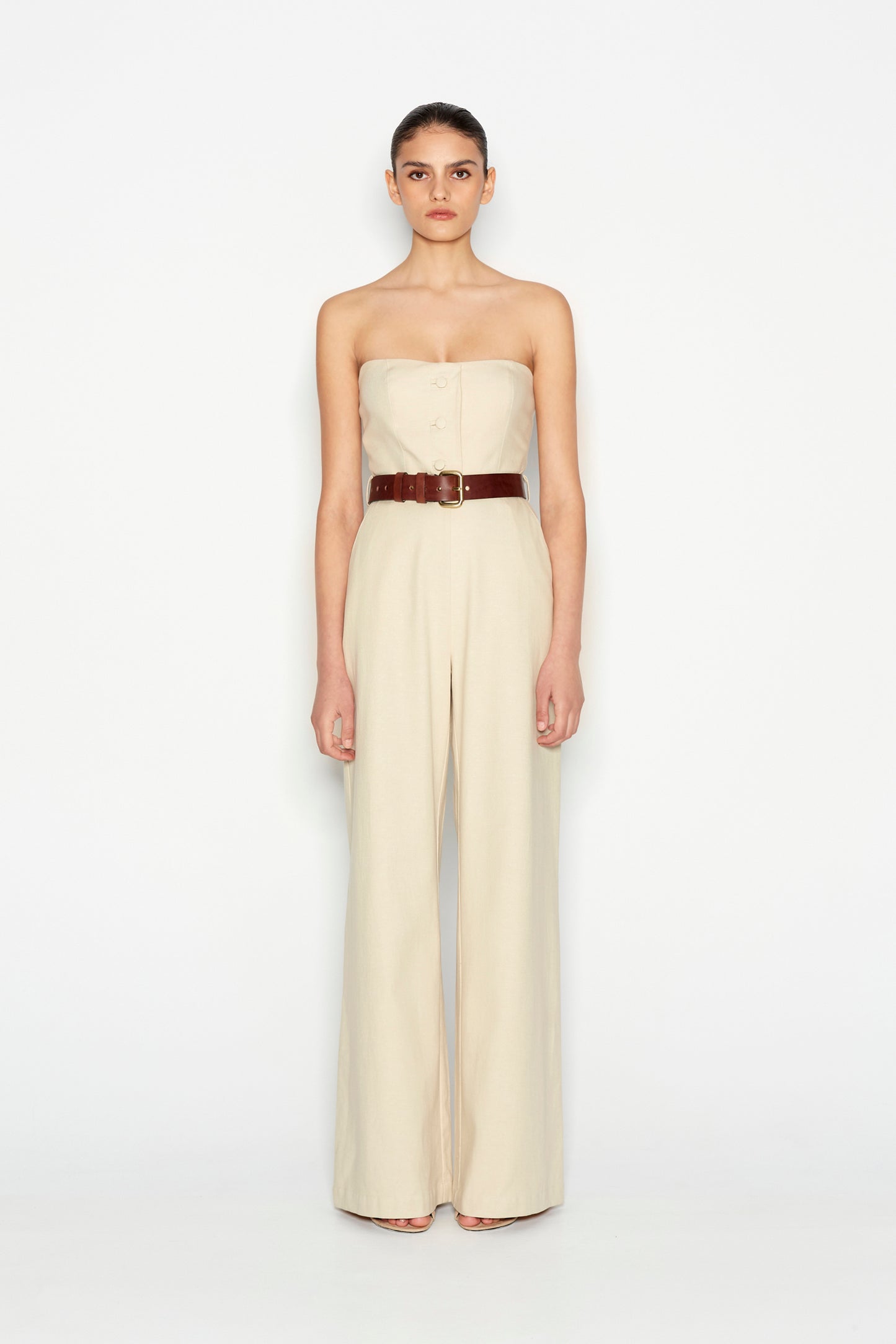 Desert Strapless Jumpsuit