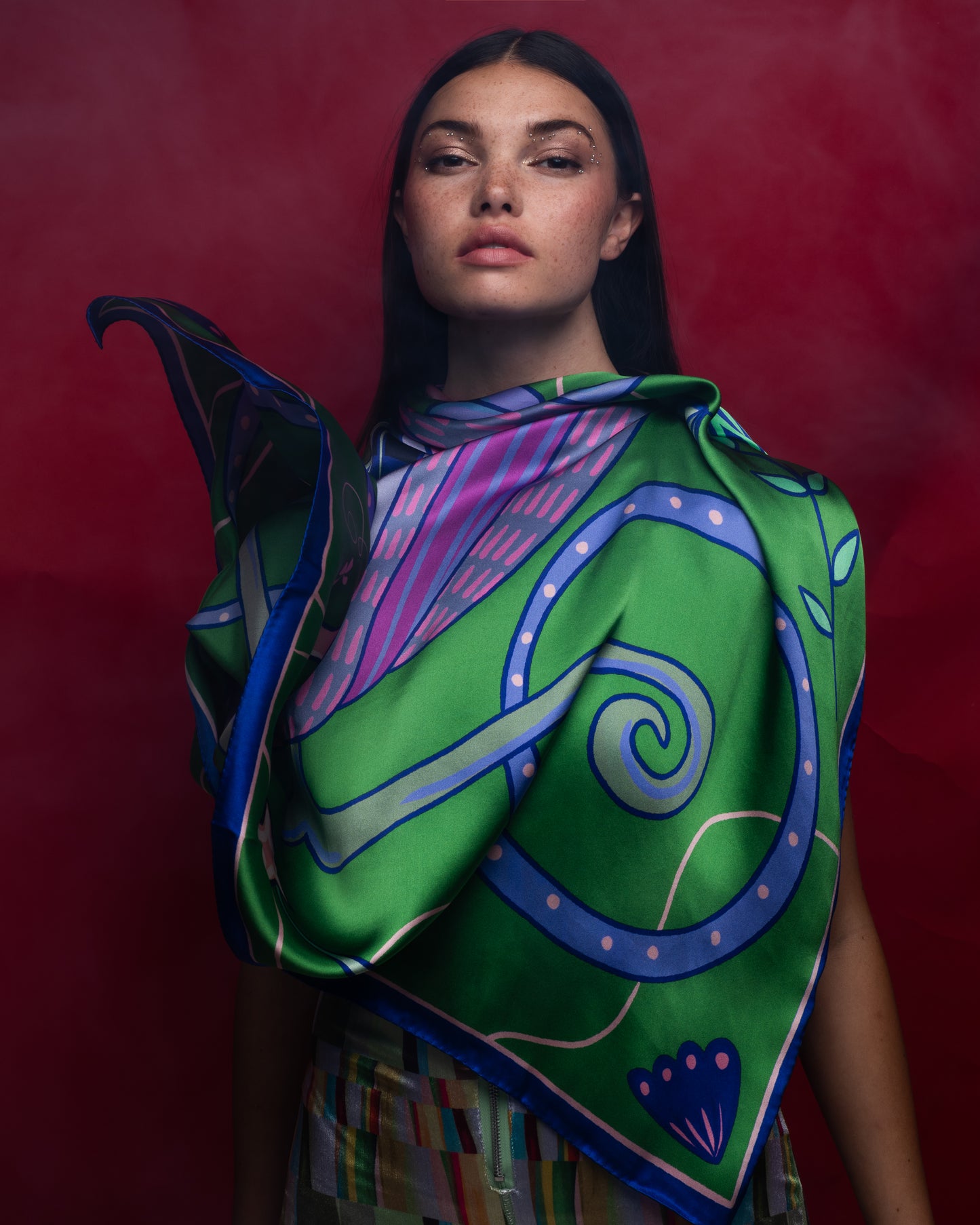 Cinderella silk scarf