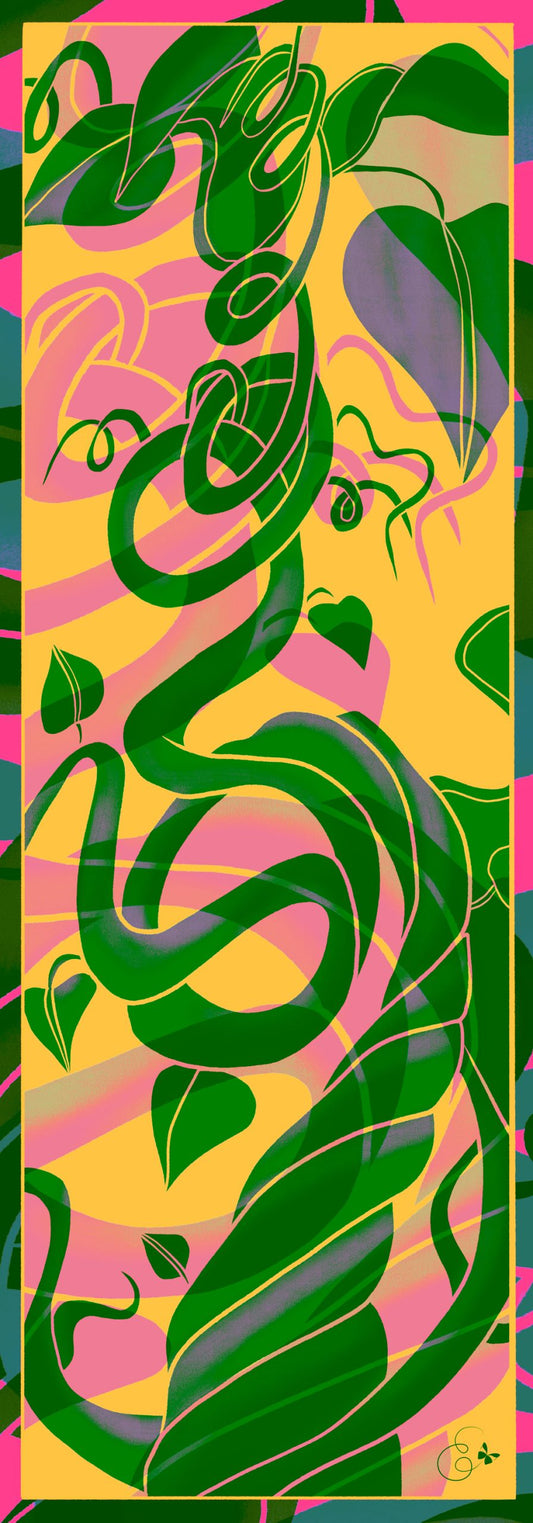 Jack And The Beanstalk silk shawl