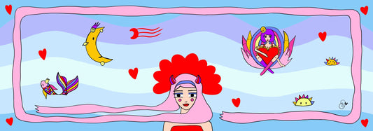 Summer Love silk shawl