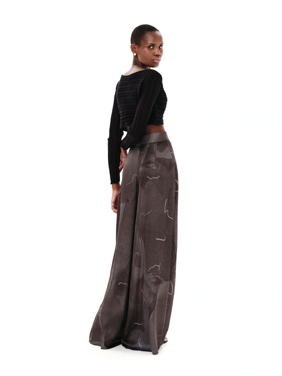 Abstract Silkiness Trousers