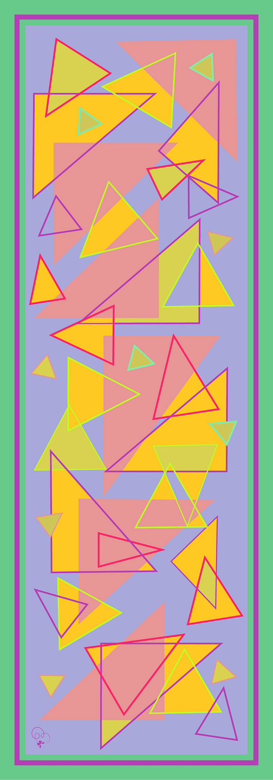 Adventurland silk shawl