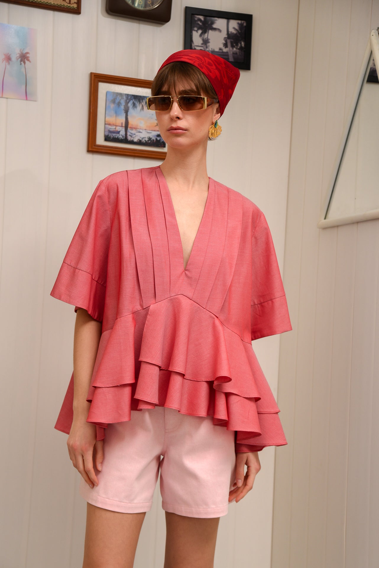 Butterfly Frilled Top