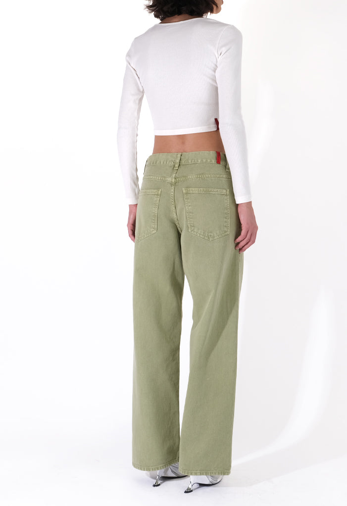 Delia Pine-Green Pearl