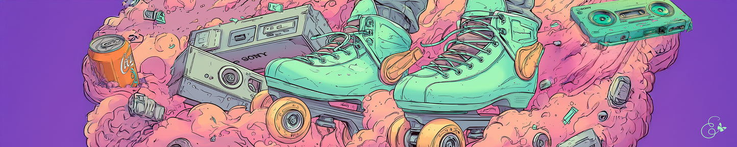 Rollerblades Scrunchy