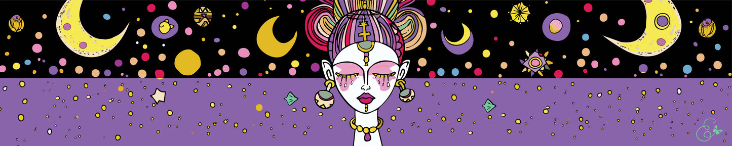 Nzabici the Lunar Creator foulard