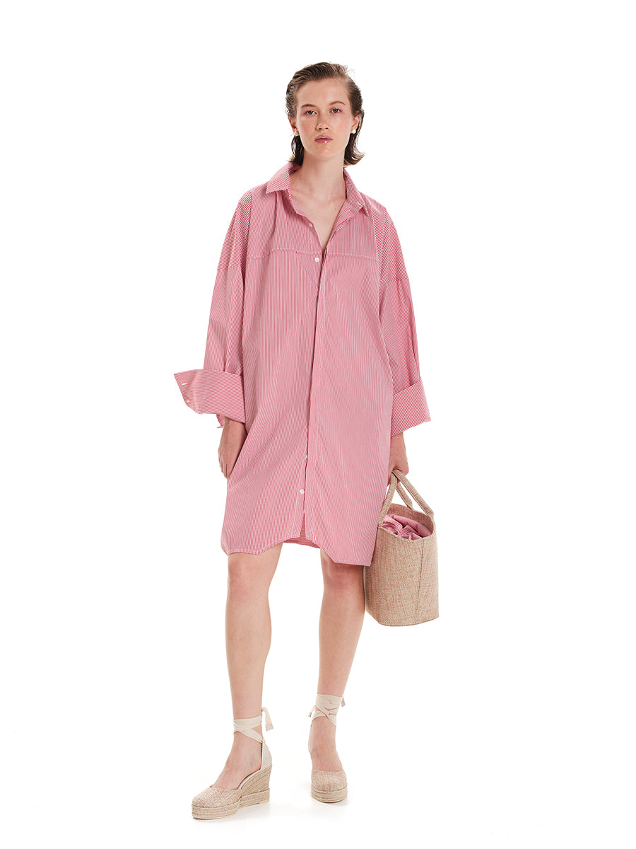 Hydra Times Long Shirt Dress