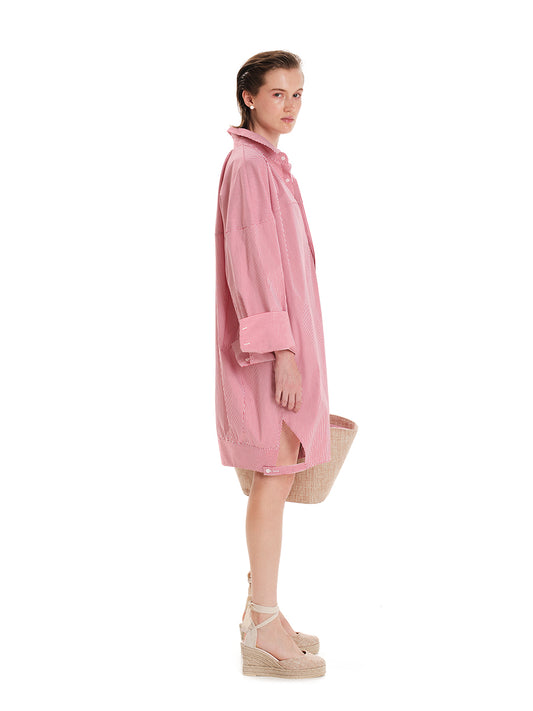 Hydra Times Long Shirt Dress