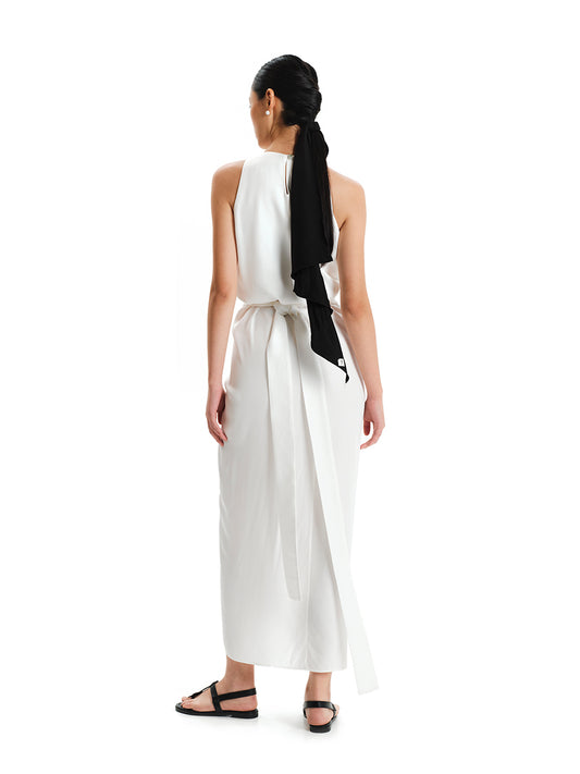 Enlightenment Wrap Midi Dress
