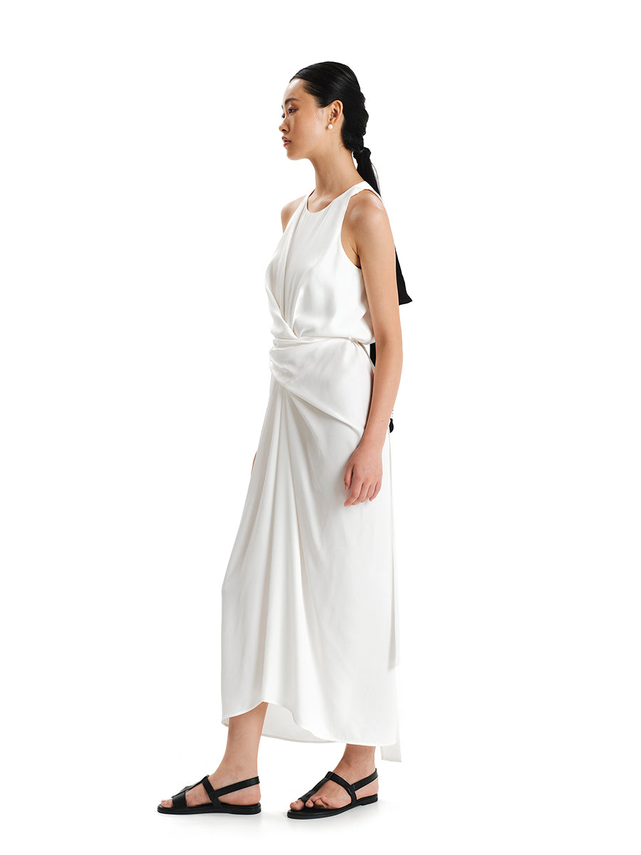 Enlightenment Wrap Midi Dress