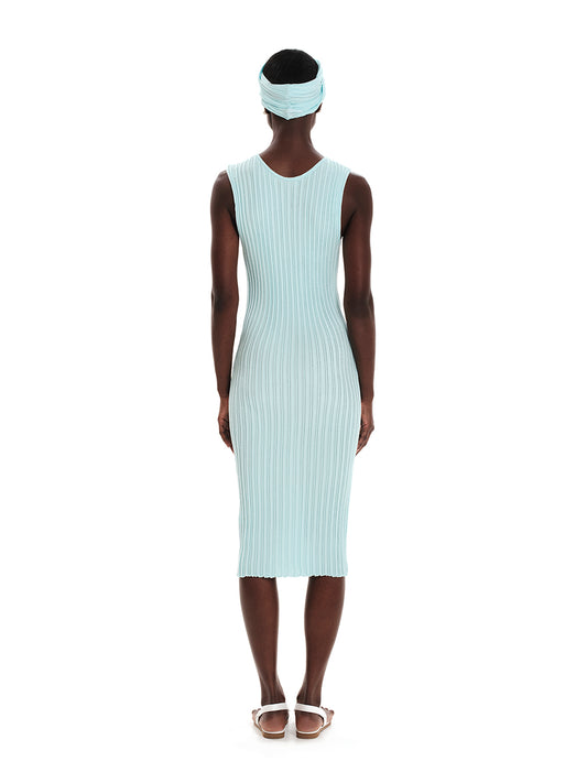 Seashells Sleeveless Midi Dress