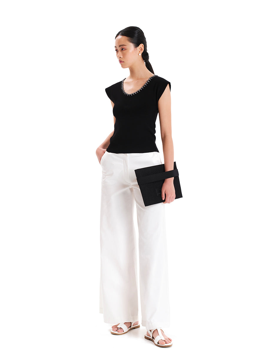 Structured Comfort Trousers