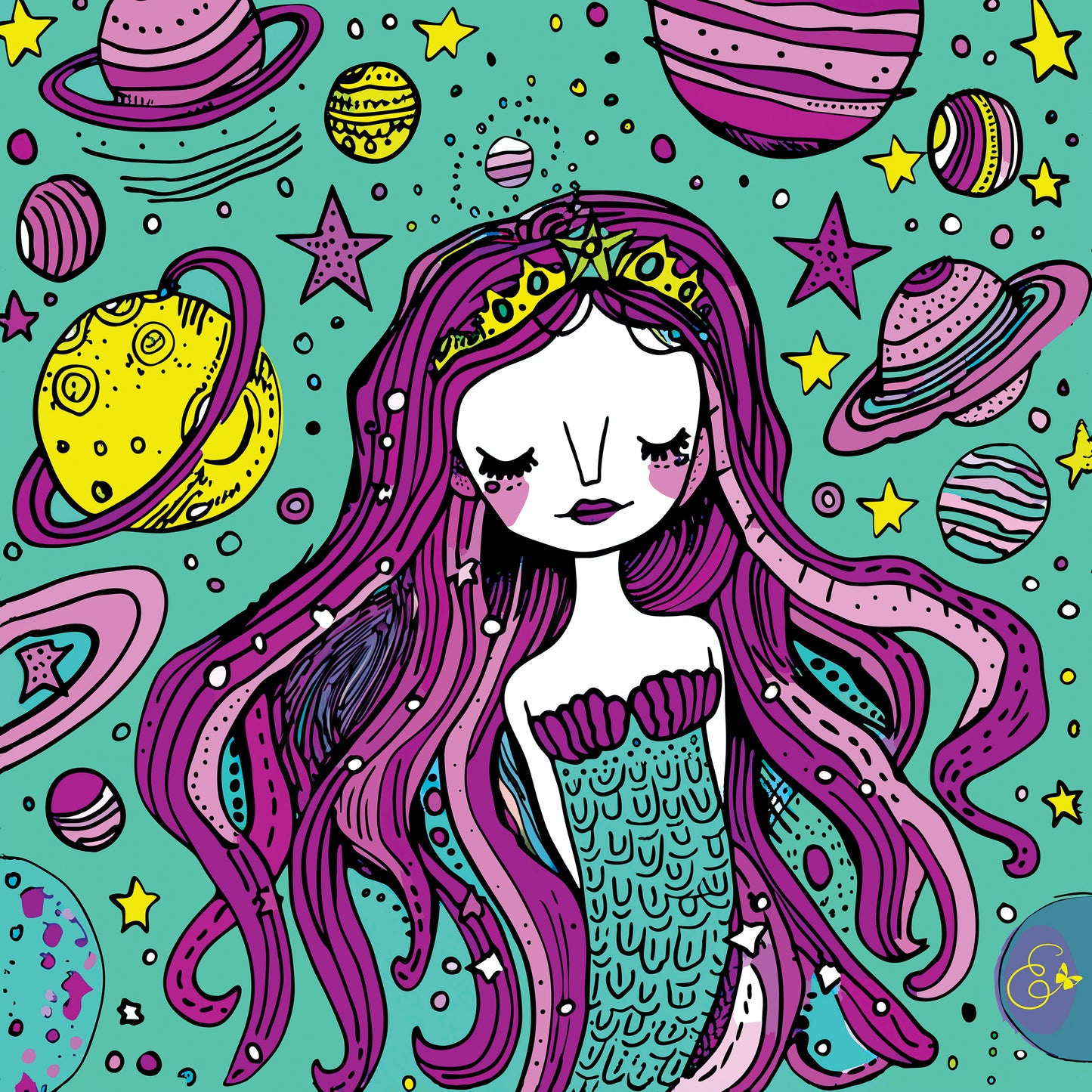 Cassiopia small scarf