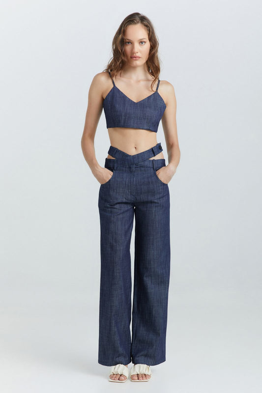 Apollo Jean Crop Top
