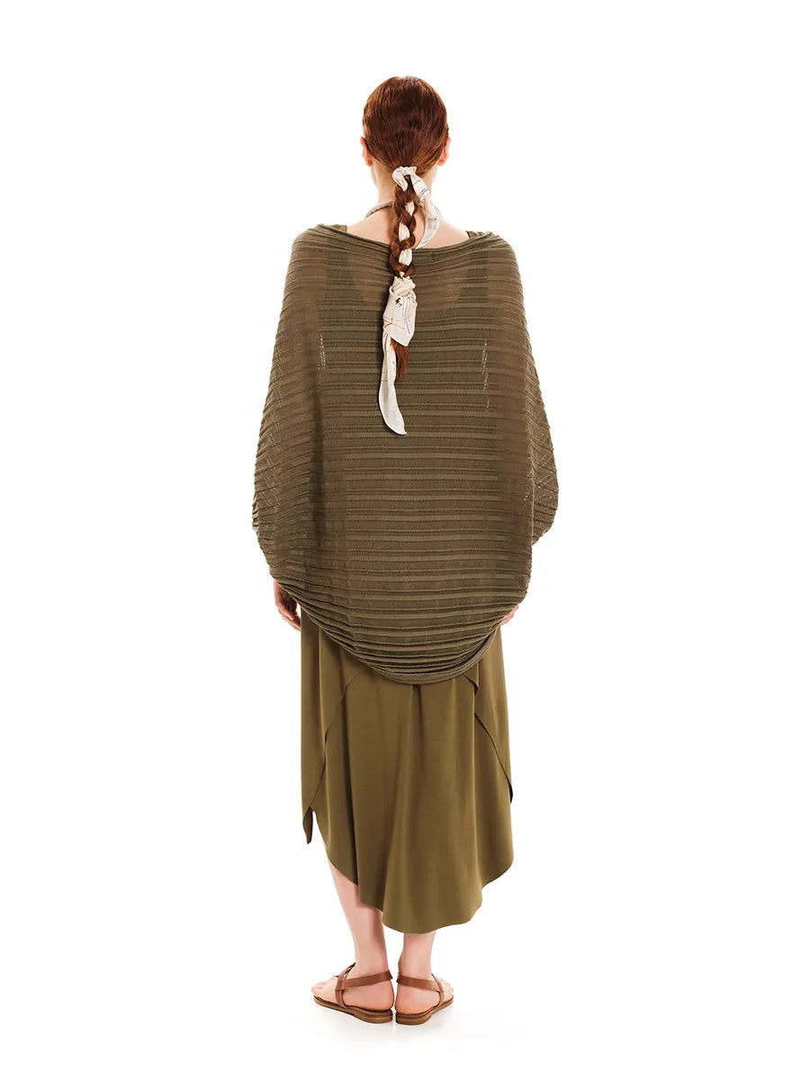 Archetypes Draped Knit Top