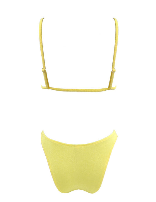 Classic lemon Triangle Bikini