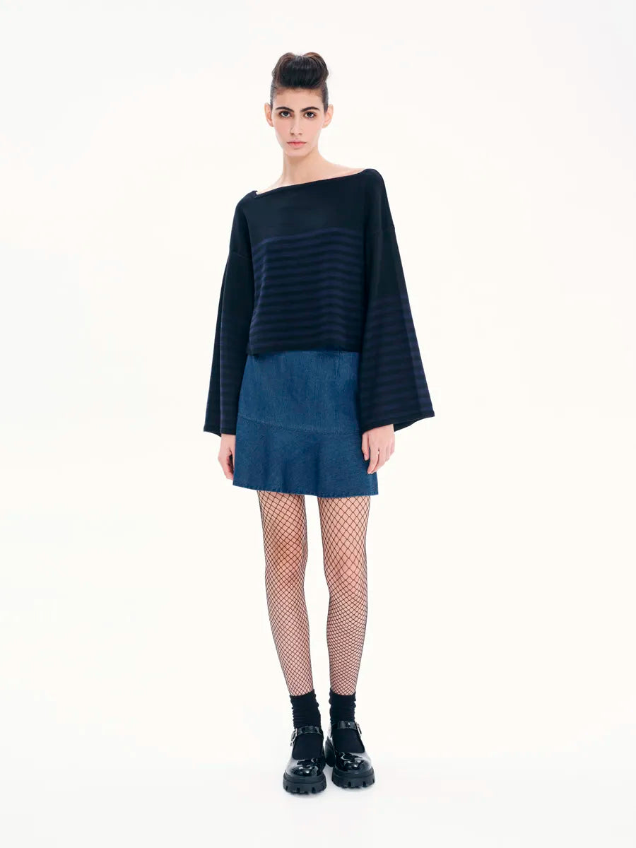 Comfort & Style Jean Mini Skirt