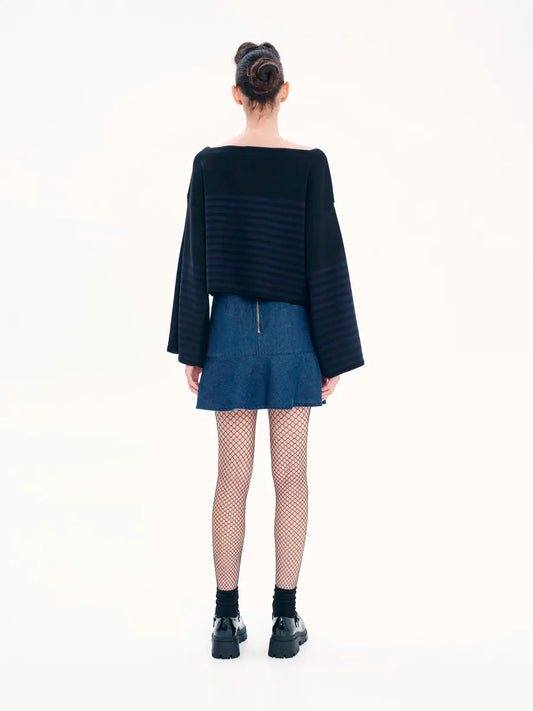 Comfort & Style Jean Mini Skirt