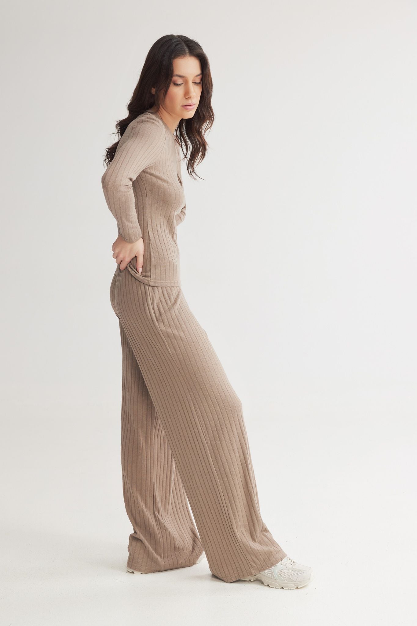 Comfy Long Knit Trousers