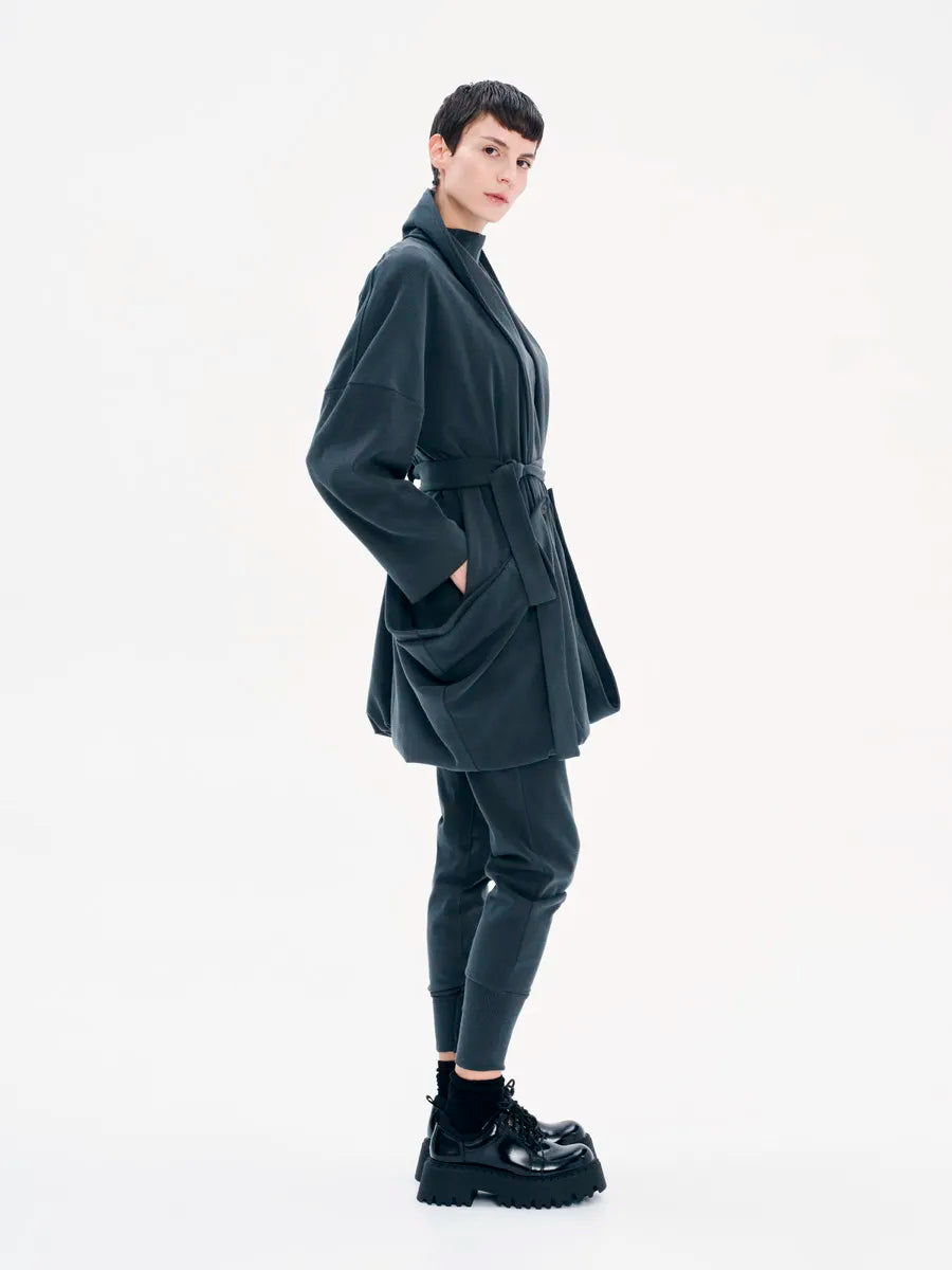 Deconstructed Long Cardigan