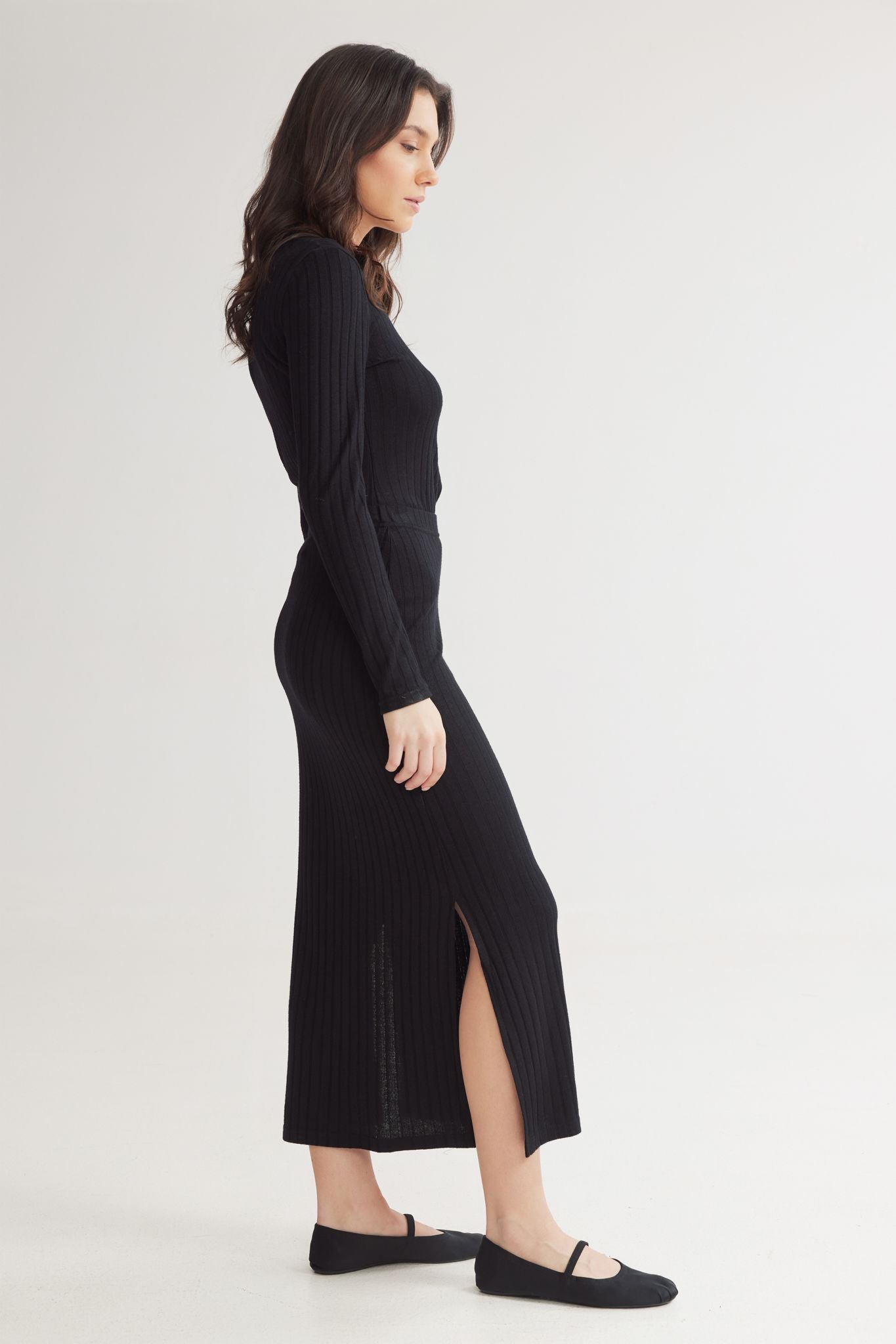 Eline Knit Long Skirt