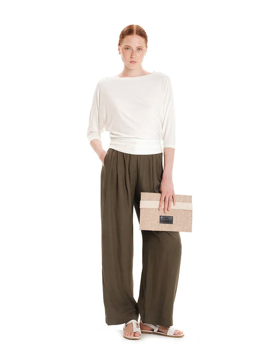 Πλεκτή τσάντα - φάκελος