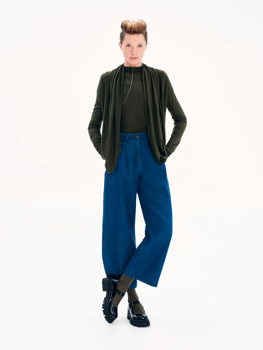 Inside Out Asymmetric Cardigan