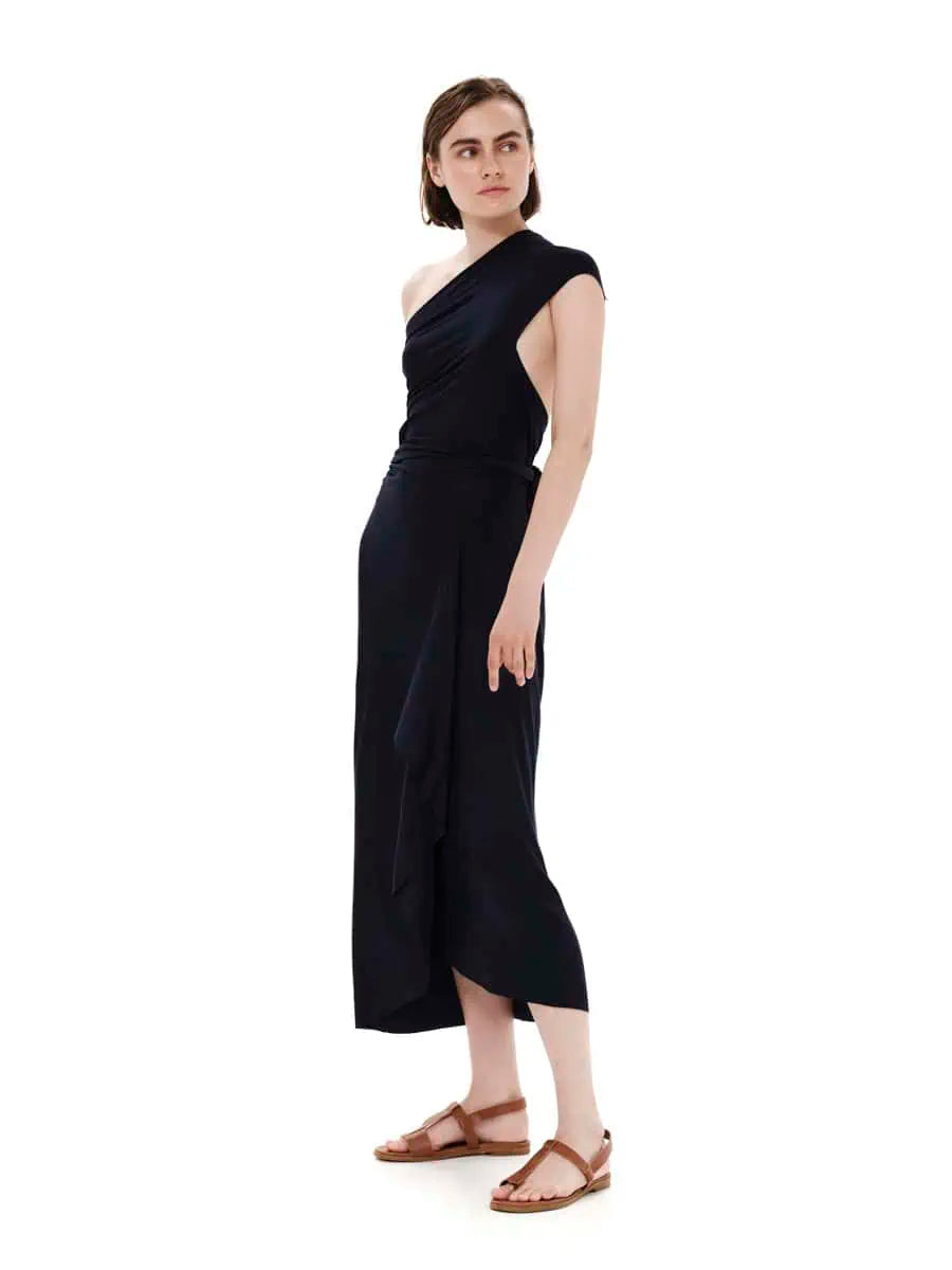 Liquid Comfort Midi Dress