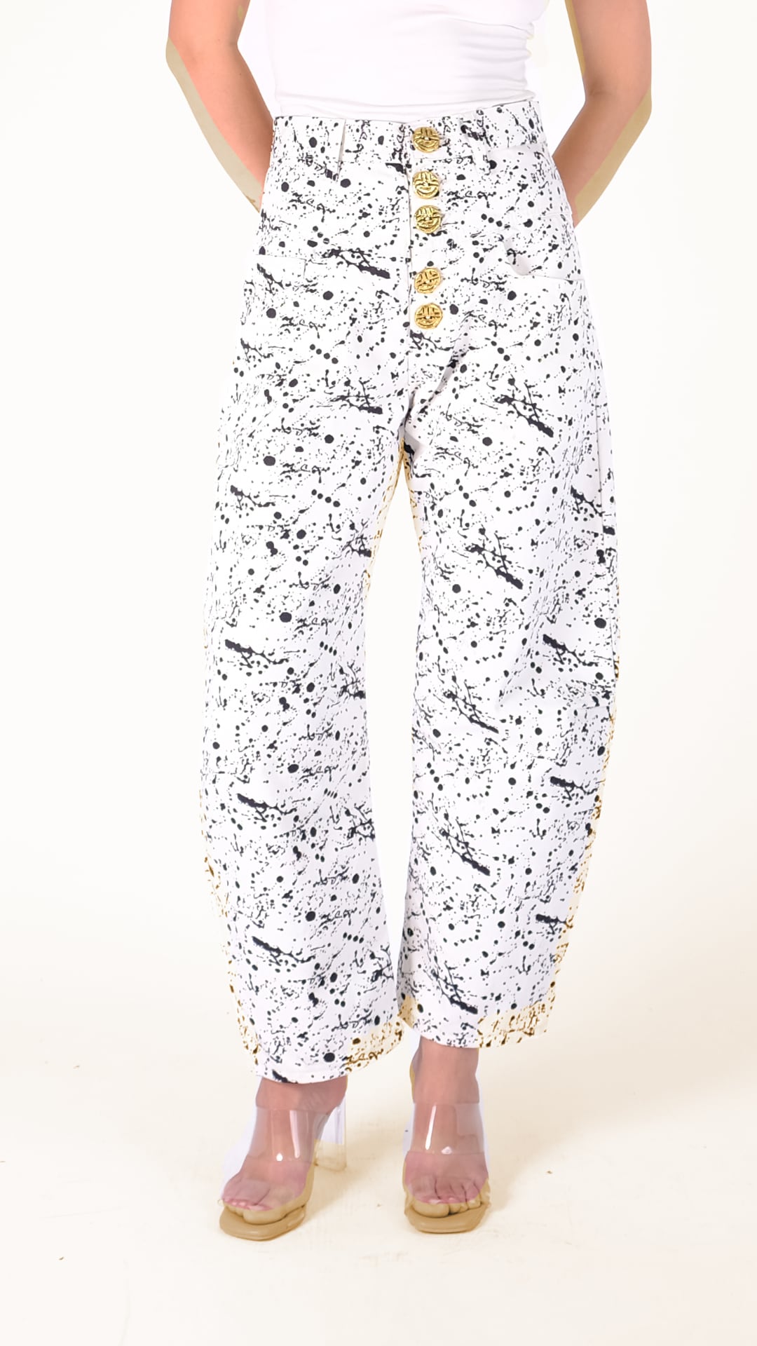 Mary Off-White Brushed