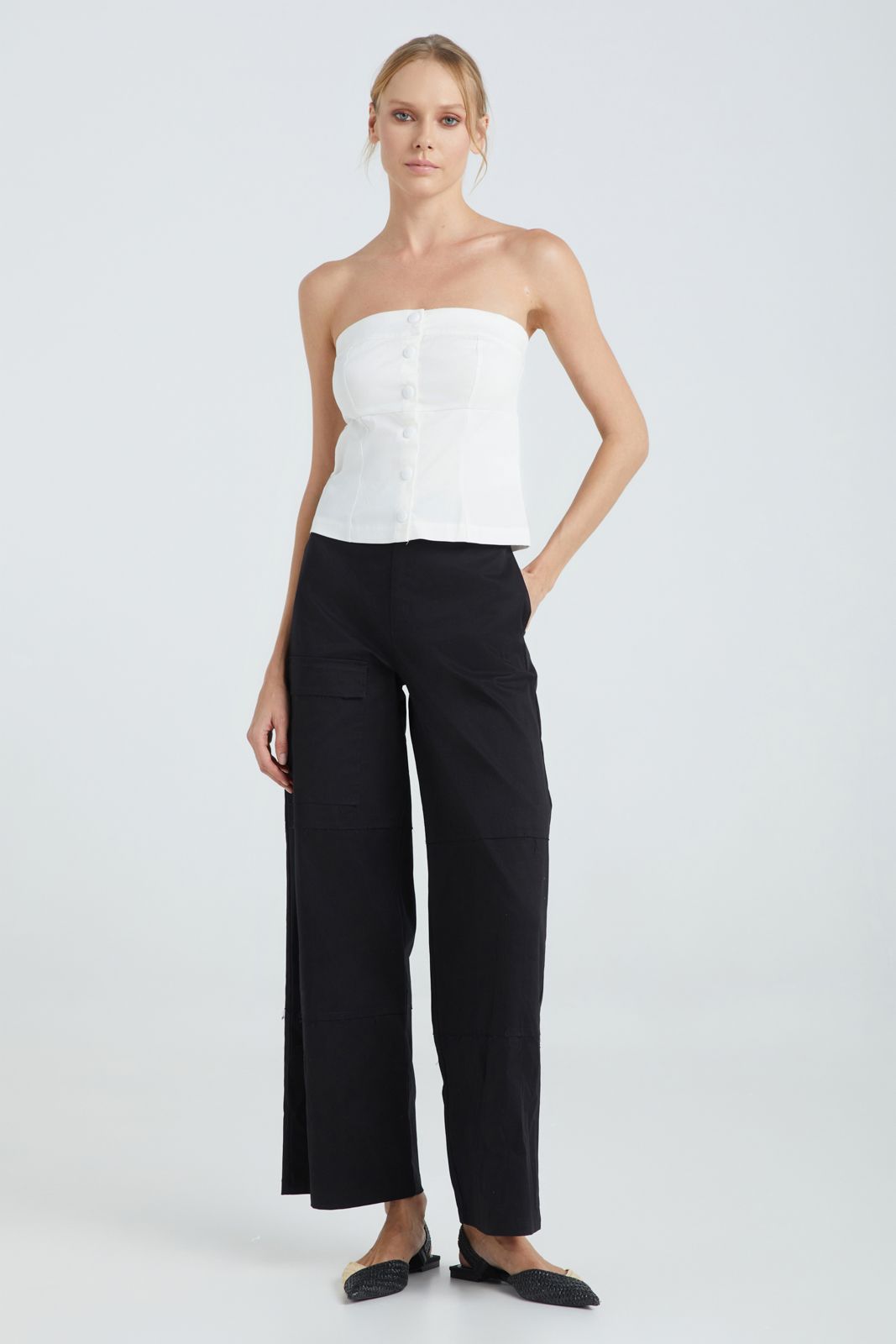 Norma Strapless Τοπ