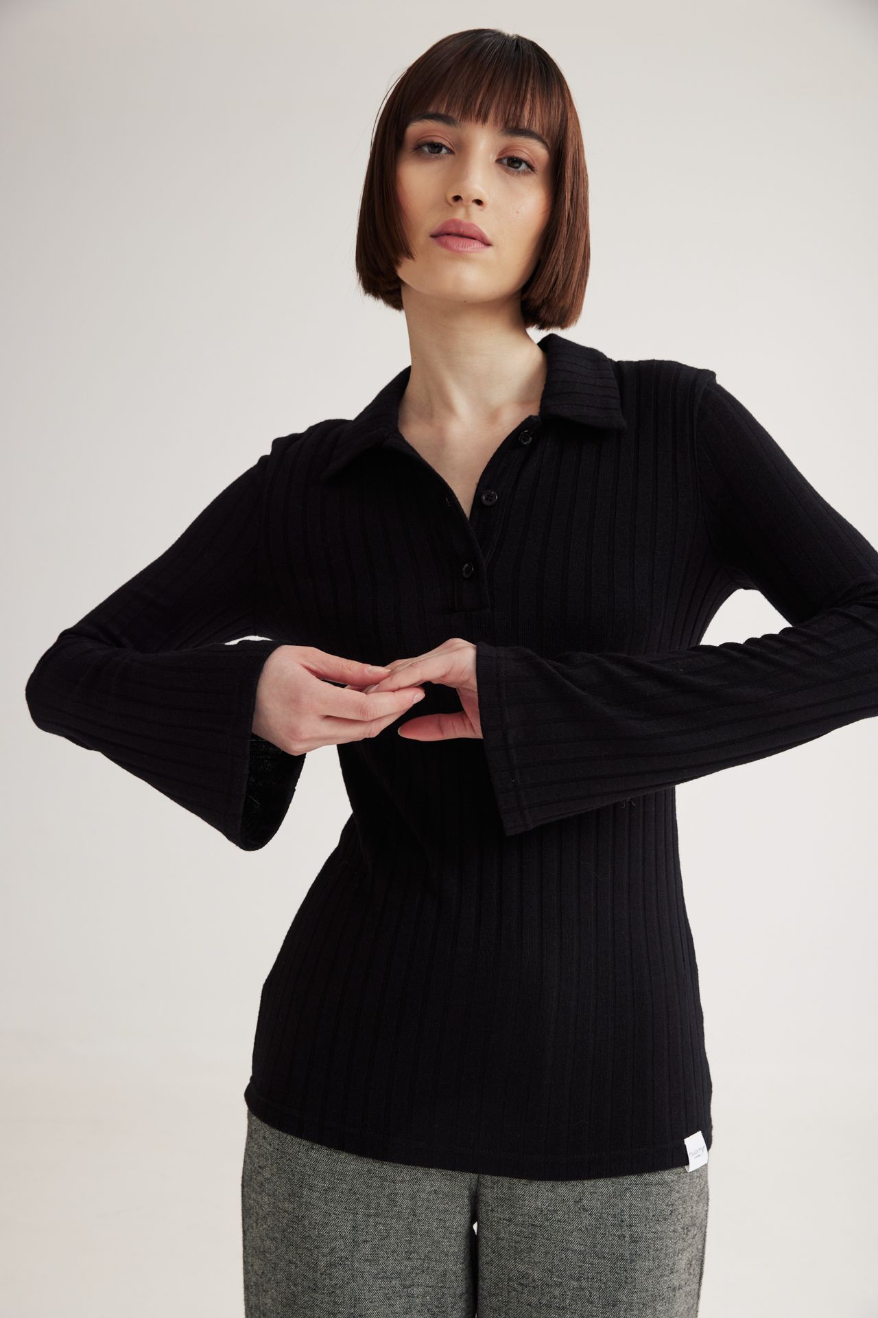 Sloane Knit Polo Top