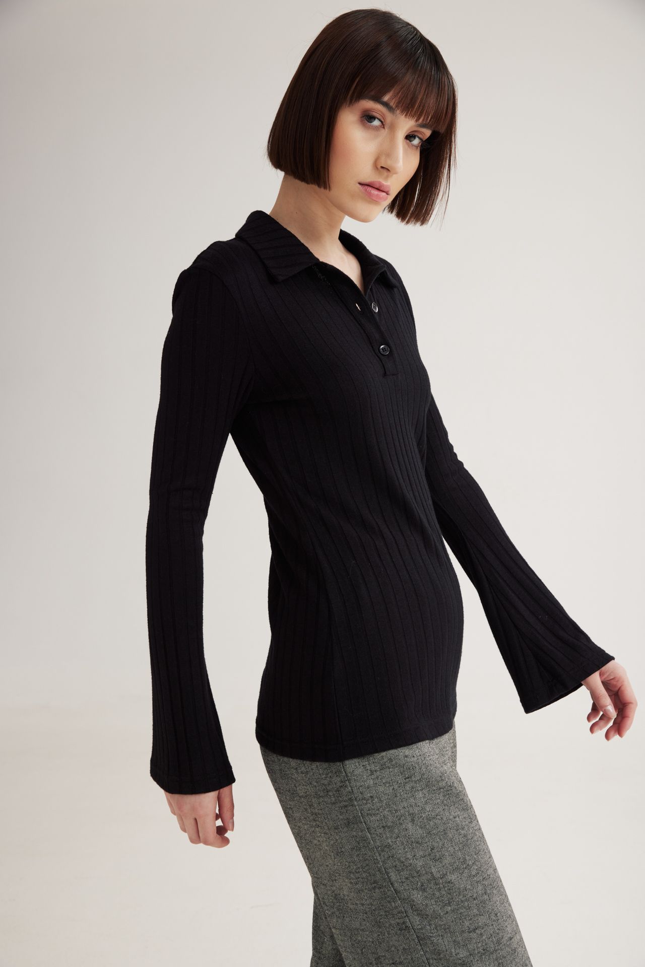 Sloane Knit Polo Top