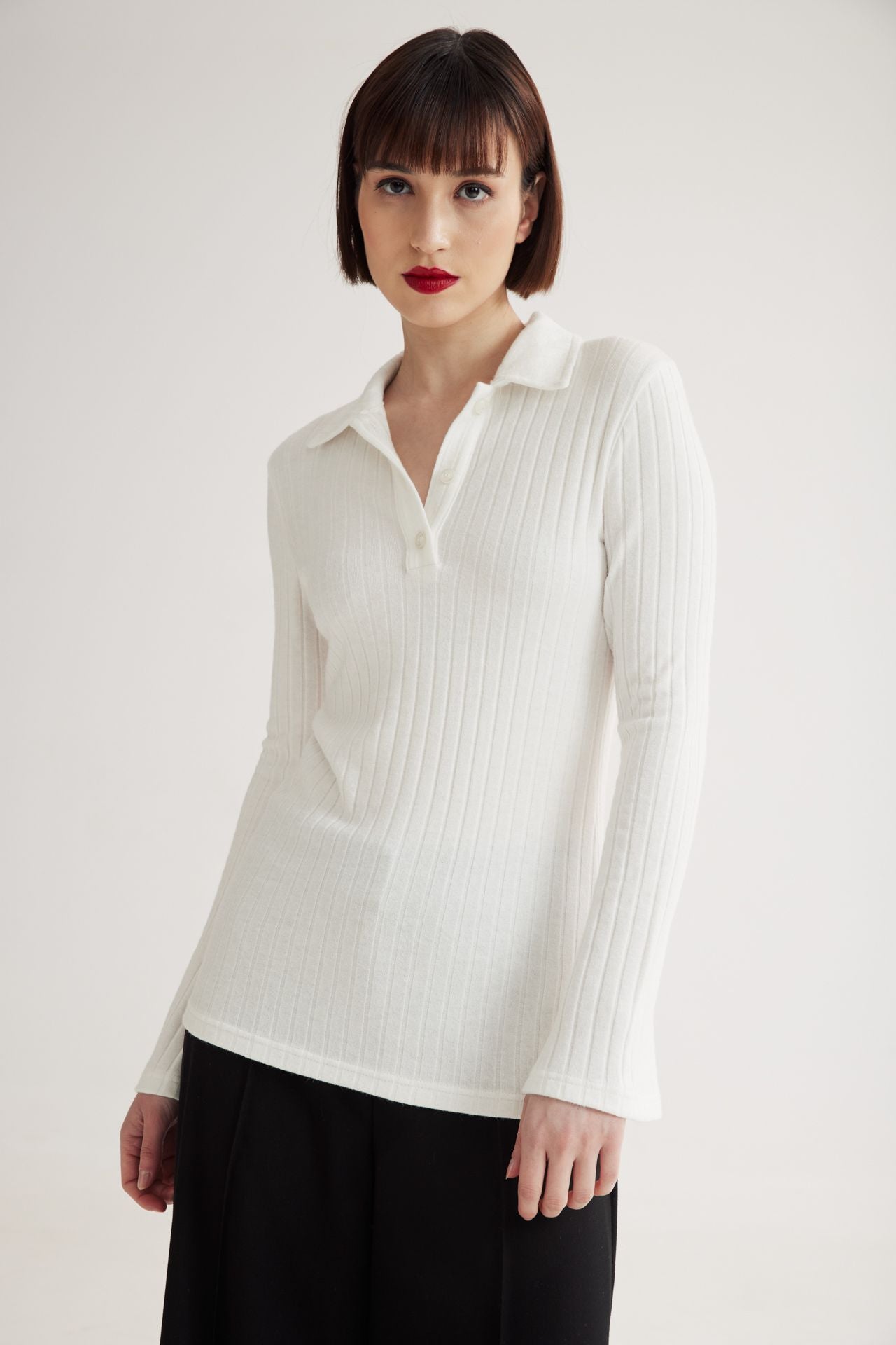 Sloane Knit Polo Top