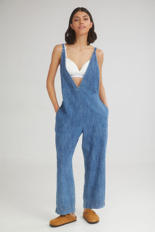 The Soft Serve Denim Jumpsuit