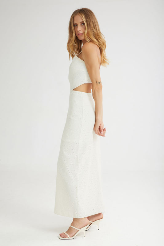 The Vanilla Drip Cut-Out Dress