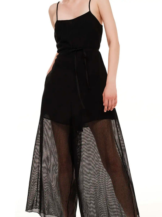 Through The Net Shortsleeved Overall