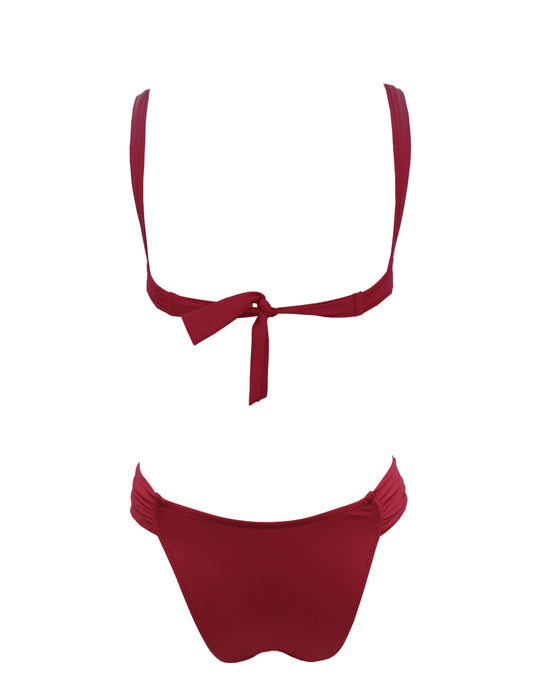 Wire merlot Bikini